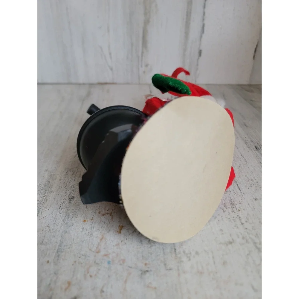 Annalee furnace stove warming Santa Claus Xmas plush mobility doll unique